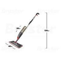 Mop Spray Giratório Limpeza Vassoura Flash Mágica Rodo Esfregão Flat Refil Lavável Borrifa Limpa Seca Powermaid - 8