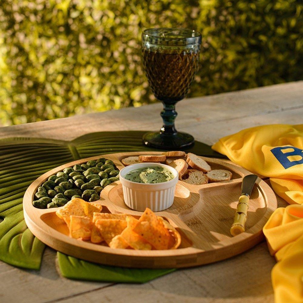 Ramequim Mini Bowl De Porcelana Molheira Clássico Canelado Branco Lyor 40ml - 5