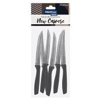 Jogo 6 Facas De Churrasco Mesa New Caprese Preto Fratelli Inox - 2