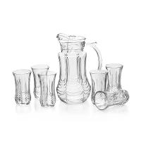 Conjunto Jarra De Vidro 1,8l E 6 Copos 250ml Emcasatem - 1