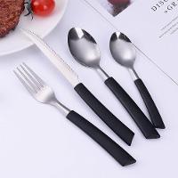 Jogo 6 Colheres De Mesa New Caprese Preto Fratelli Inox - 2