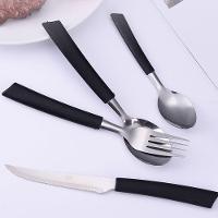 Jogo 6 Colheres De Mesa New Caprese Preto Fratelli Inox - 3