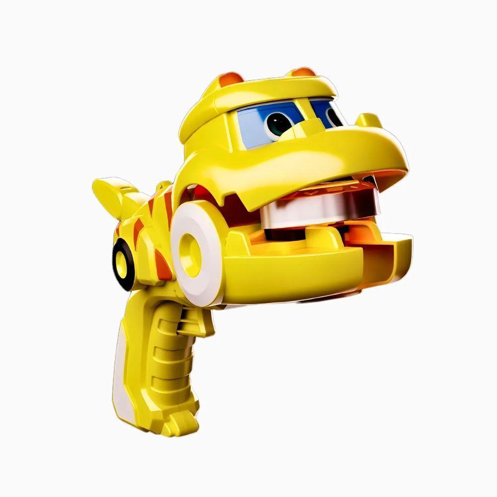 Brinquedo Beyblade + 2 Lançadores Dinossauro Amarelo - 1