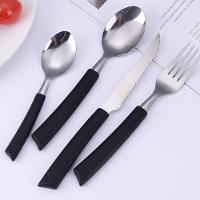 Jogo 12 Colheres De Mesa New Caprese Preto Fratelli Inox - 3