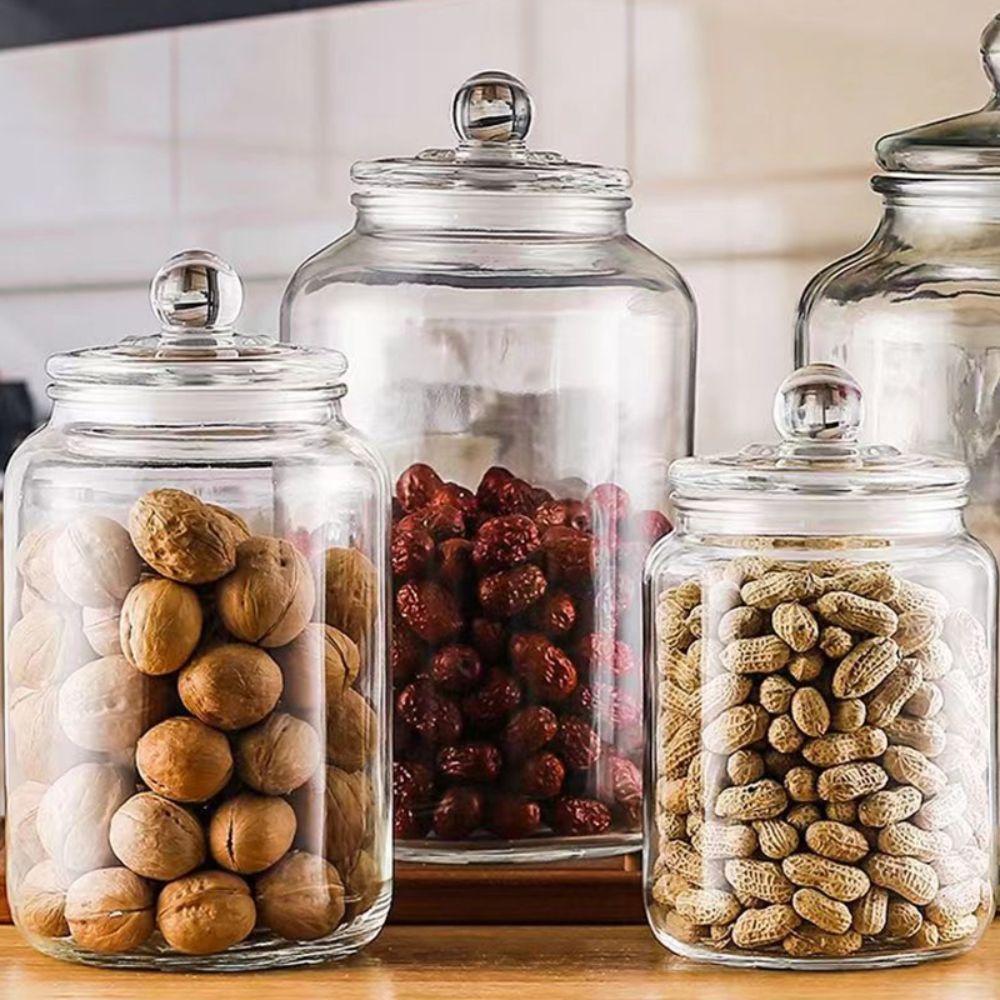 Pote De Vidro Hermético Para Mantimentos 1,1l Lyor - 5