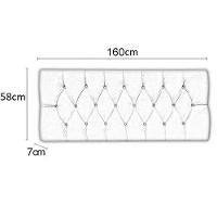 Cabeceira Para Cama Box Paris Queen Suede Preto - 3