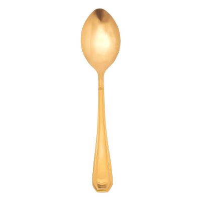 Colher Dourada De Mesa Sopa Jantar Victoria Gold Inox Fratelli