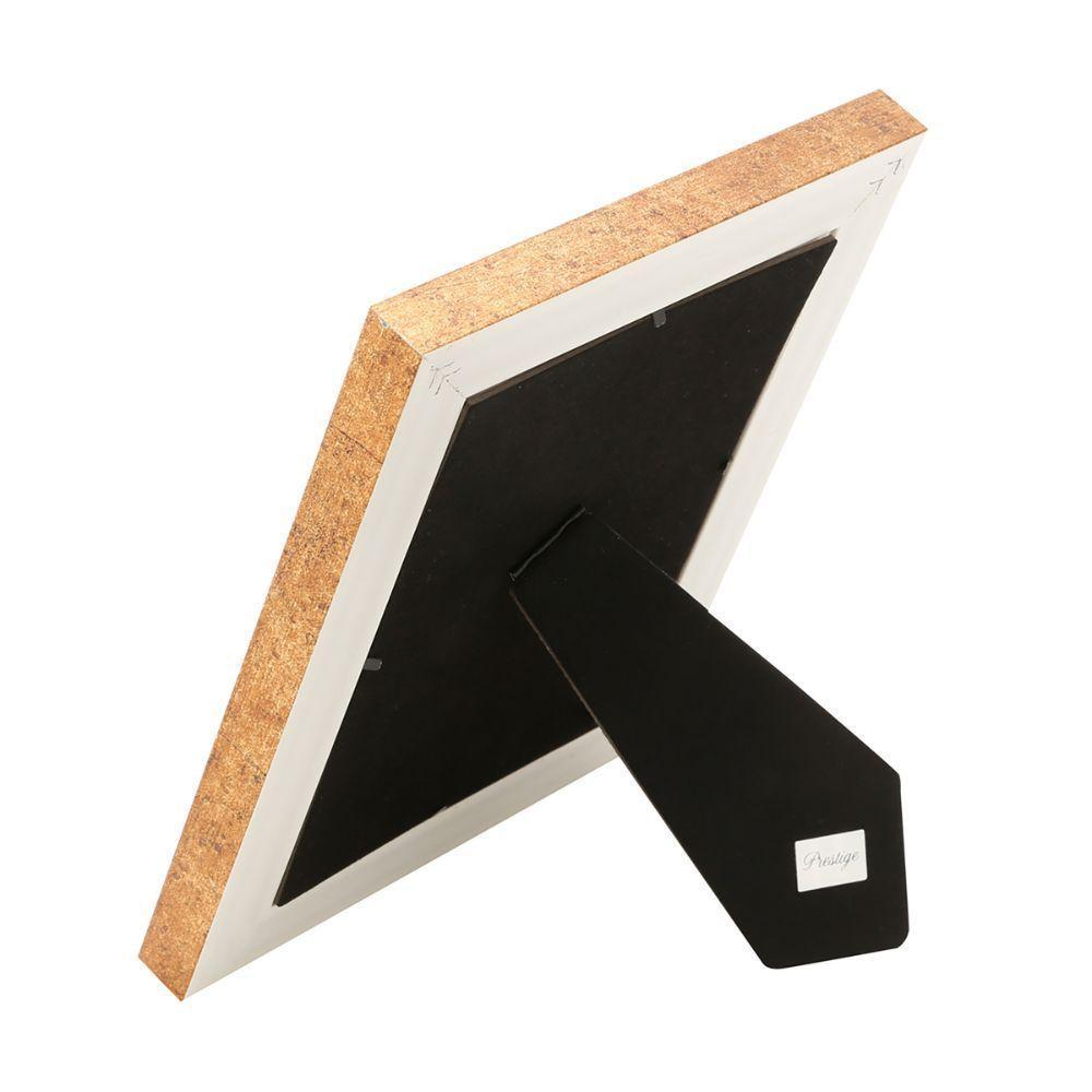 Porta Retrato Decorativo De Plástico Espelhado Moldura Bronze Top 15cm X 20cm Wolff - 3