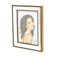 Porta Retrato Decorativo De Plástico Espelhado Moldura Bronze Top 15cm X 20cm Wolff - 2