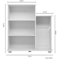 Armário Multiuso Fruteira Sollys 2 Portas Branco Poliman - 2