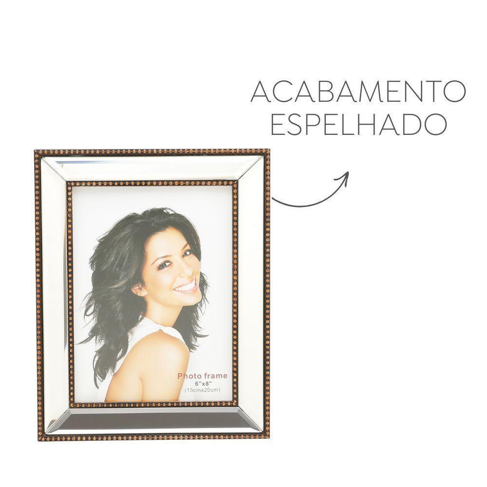 Porta-retrato Quadro Em Plástico Espelhado Top 20x25cm Wolff - 4