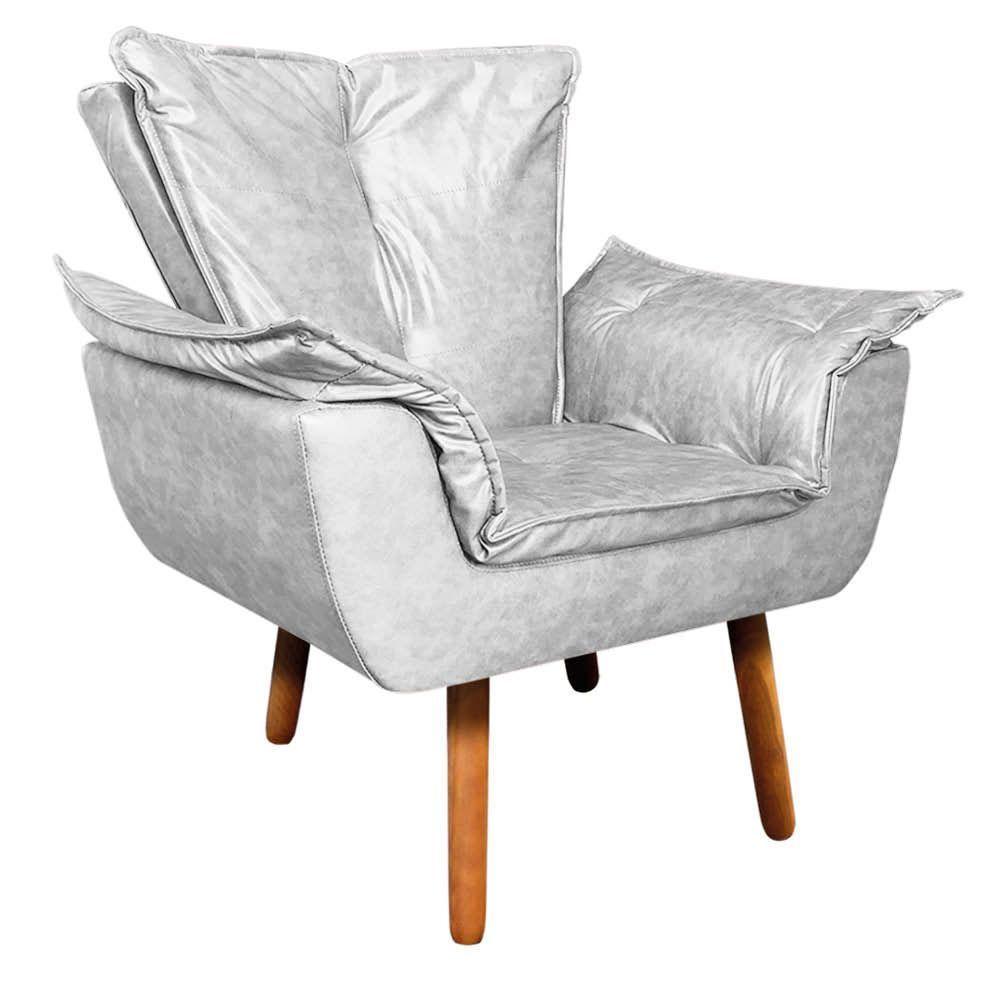 Namoradeira E 2 Poltronas Pé Palito Castanho Opala Corano D03 - D\'rossi Branco - 10