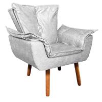 Namoradeira E 2 Poltronas Pé Palito Castanho Opala Corano D03 - D\'rossi Branco - 10