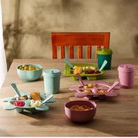 Copo Infantil Antivazamento Com Tampa E Bico Urso Azul 450ml Lyor