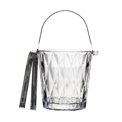 Balde Para Gelo Com Alça 1l E Pegador Inox Diamond Lyor