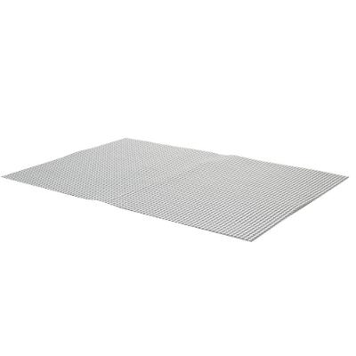 Lugar Americano Antiderrapante De Pvc Dotted Pontilhado Cinza Lyor 45x30cm Lyor