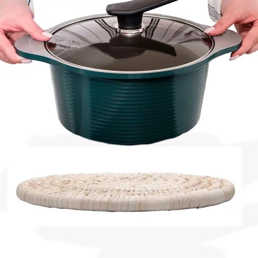 Conjunto 2 Descansos Para Panela De Fibra Natural Braid Lyor - 5