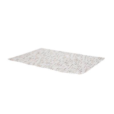 Lugar Americano Retangular Mesa Pvc Carpet Bege 45x30cm Lyor