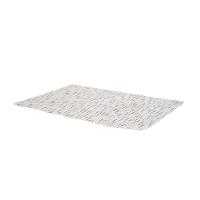 Lugar Americano Retangular Mesa Pvc Carpet Bege 45x30cm Lyor - 1