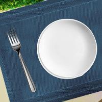 Jogo 6 Lugar Americano Azul Mesa De Jantar 30×45 Pp Em Casa Tem - 5