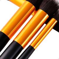 Kit Completo 10 Pincéis Kabuki Profissionais Para Maquiagem Lorben Com Estojo - 3