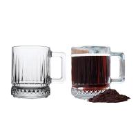 Jogo 2 Caneca De Vidro Café Cappuccino Elusia 250ml Em Casa Tem - 2