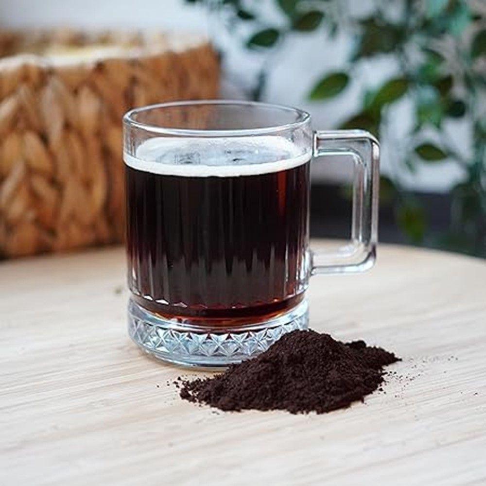 Jogo 6 Caneca De Vidro Café Cappuccino Elusia 250ml Em Casa Tem - 3