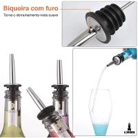 Kit Bar Lorben Com 12 Peças Inox Coqueteleira 550ml Barman Caipirinha - 3