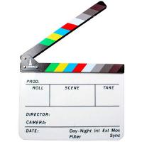 Claquete Profissional Lorben Acrílico Com Imã Cinema Filmagens 30x24,5cm - 1