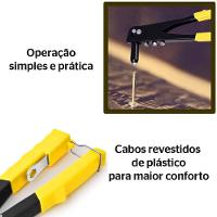 Alicate Rebitador Profissional Rebitadeira Manual Com 4 Bicos Consertos E Reparos Em Geral - 3