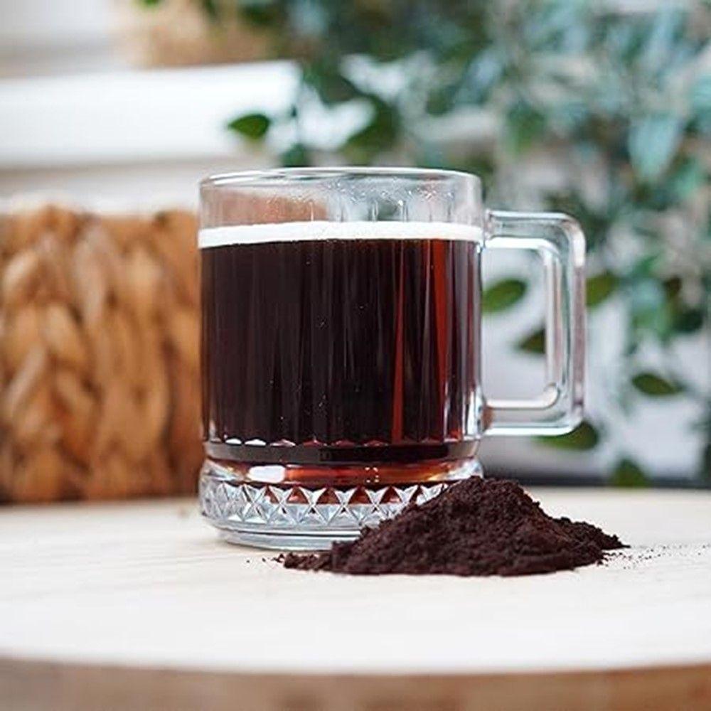 Jogo 4 Caneca De Vidro Café Cappuccino Elusia 250ml Em Casa Tem - 4