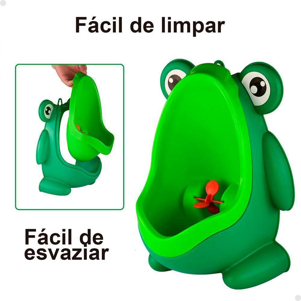 Mictório Infantil Portátil Penico Treinamento Para Meninos Modelo Sapinho Lorben - 3