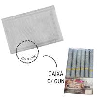 Jogo 12 Lugar Americano Retangular Mesa Prata 30x45cm Pp Em Casa Tem - 2