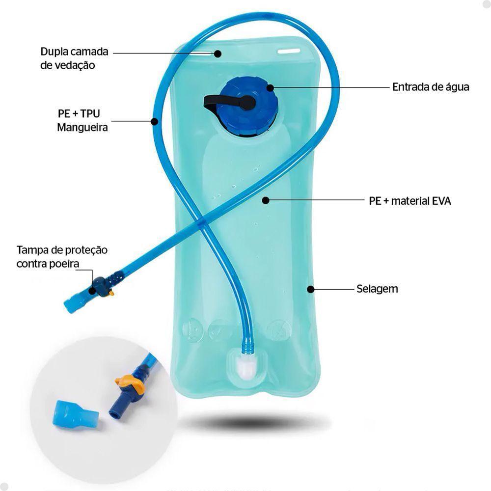 Refil Reservatório Mochila De Hidratação Bolsa 2 Litros Lorben Lorben - 5