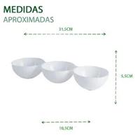 Petisqueira Com 3 Divisões Redonda Branca Le Chef Paramount - 2