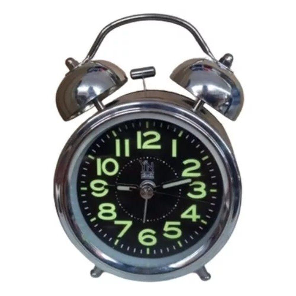 Relogio De Mesa Despertador Brilha No Escuro - 1