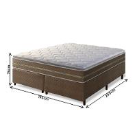 Cama Box King Umaflex Resistence Espuma D33 Marrom - 3