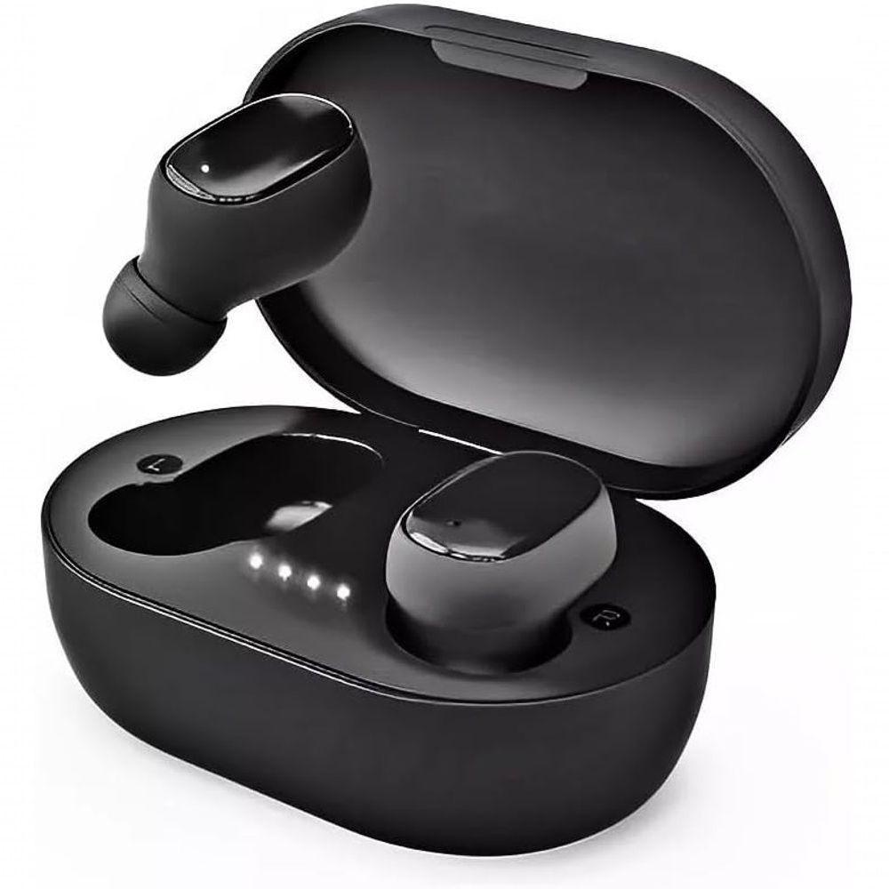 Fone De Ouvido Bluetooth Sem Fio Tws 5.3 Com Microfone Cancelamento De Ruído Preto - 1