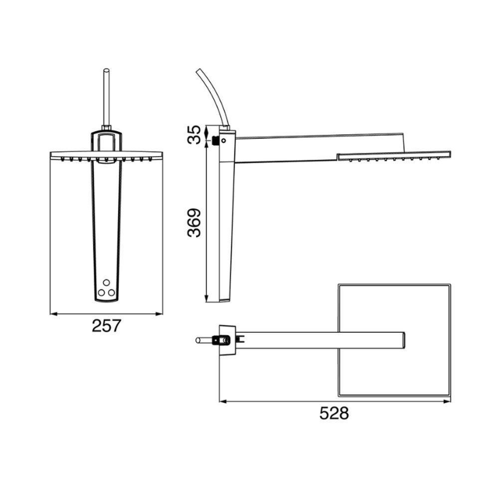 Chuveiro Digital Acqua Century Branco Com Cromado 7500W Lorenzetti 220V - 3