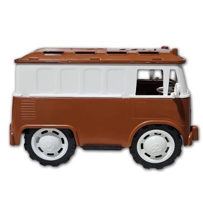 Kombi Carrinho De Brinquedo Kombica Picape E Completa Grande Kombi Marrom