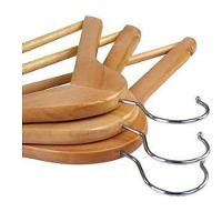 Kit 3 Unidades Cabides De Madeira Com Verniz - 2