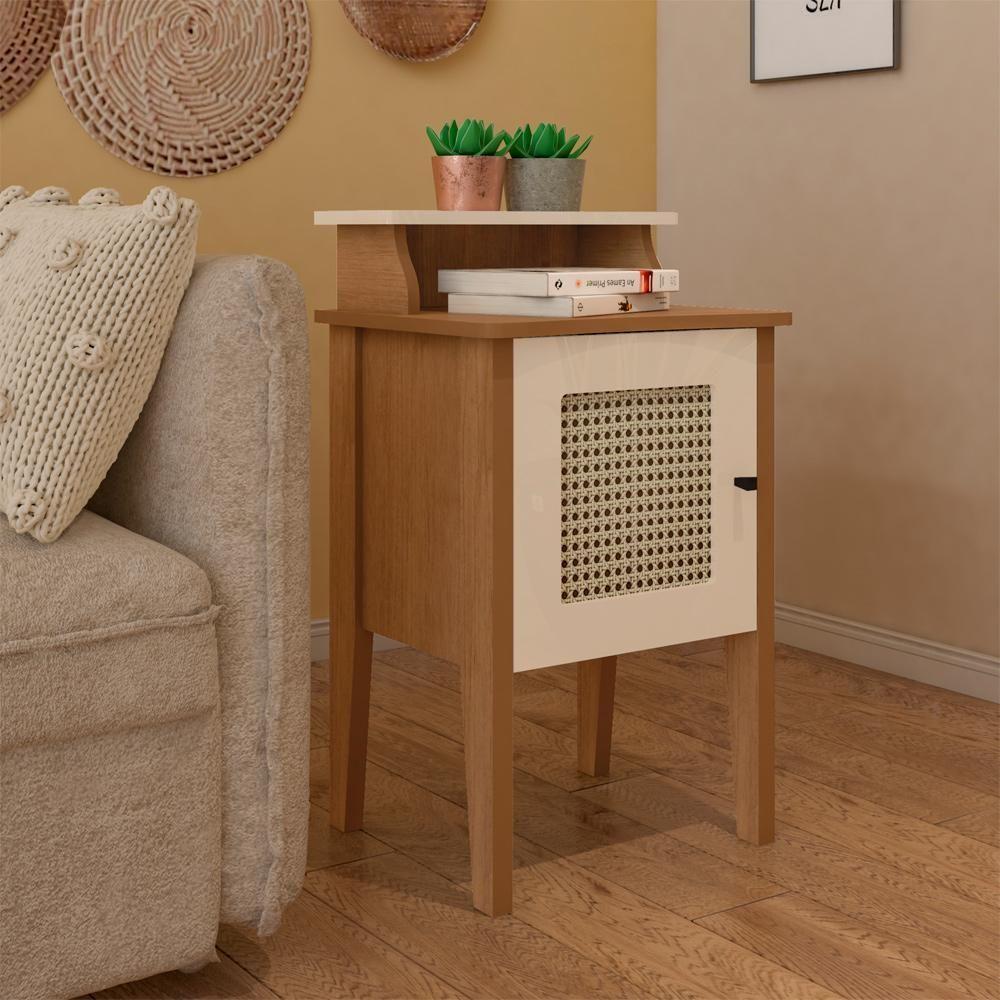 Mesa De Apoio Mdf Sala 43 Cm 4677 Cinamomo Off White Arly Cinamomo Off White - 5