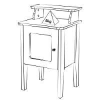 Mesa De Apoio Mdf Sala 43 Cm 4677 Cinamomo Off White Arly Cinamomo Off White - 7