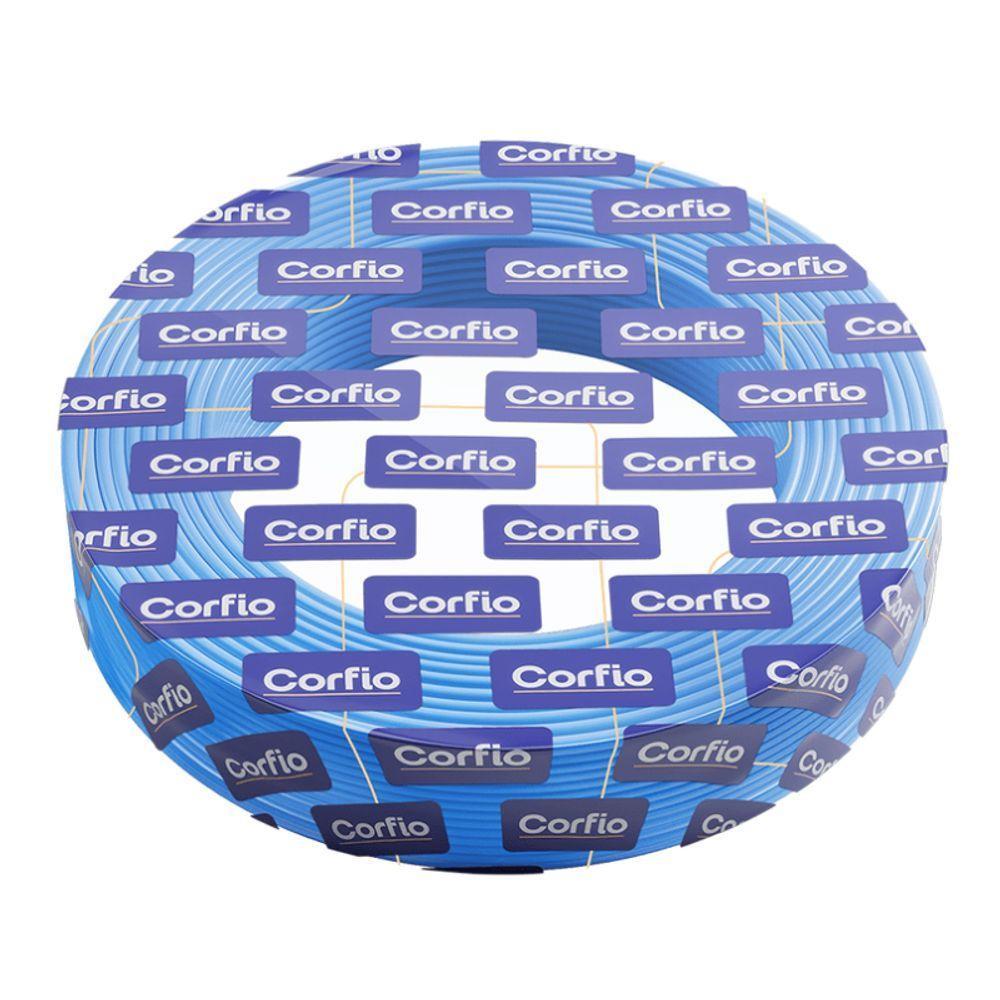 Rolo Com 100m De Cabo De Cobre 750v 6mm² Azul - Corfio - 1