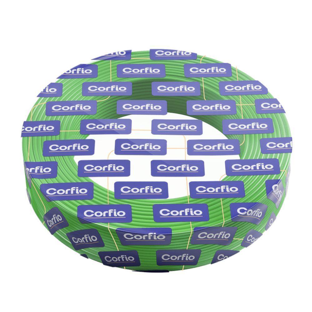 Rolo Com 100m De Cabo De Cobre 750v 6mm² Verde - Corfio - 1