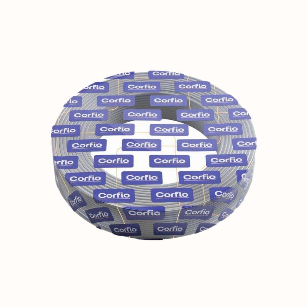 Rolo Com 100m De Cabo De Cobre 750v 1,5mm² Cinza - Corfio - 1