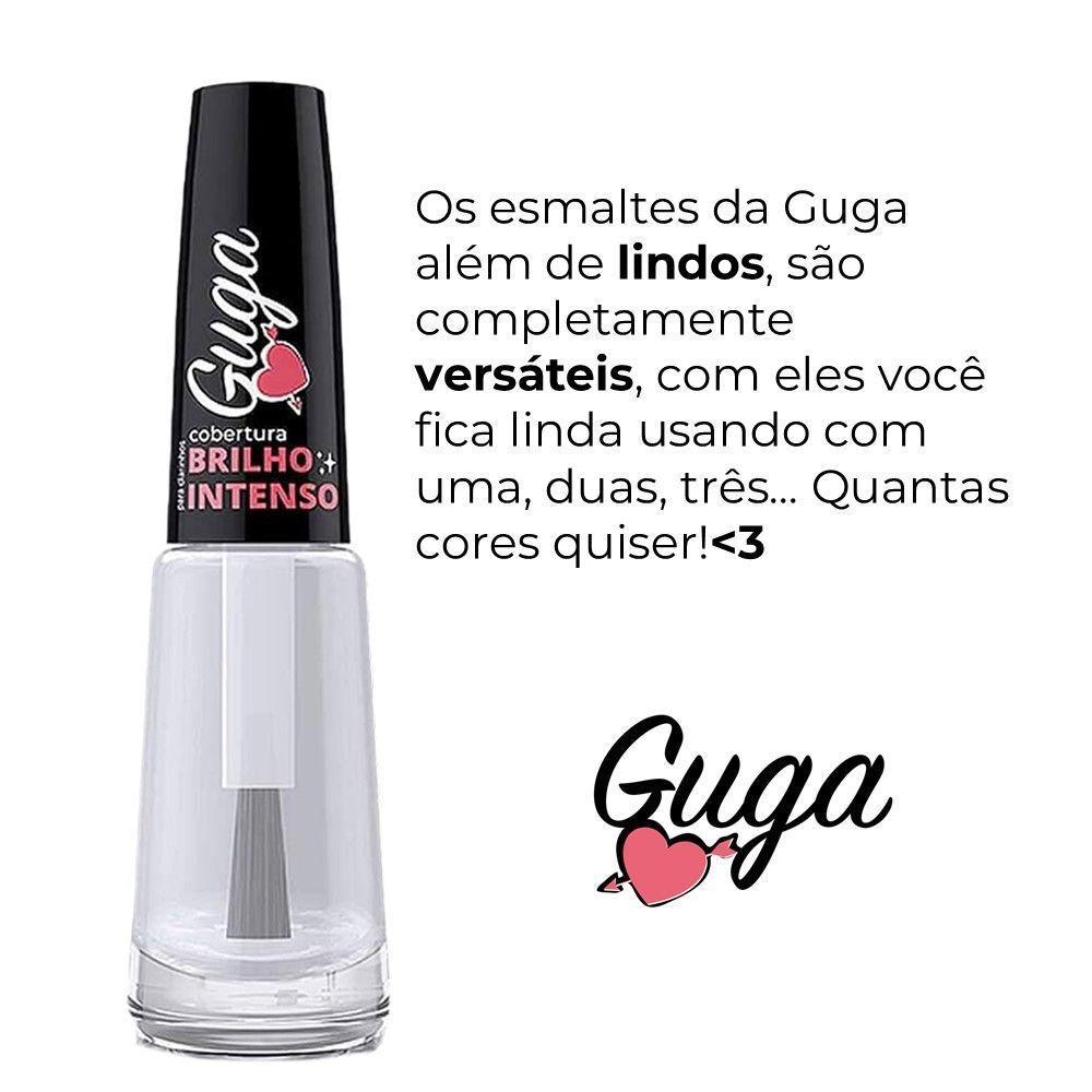 Kit 2 Base De Esmalte De Unha Brilho Intenso 110 Guga 8ml - 3