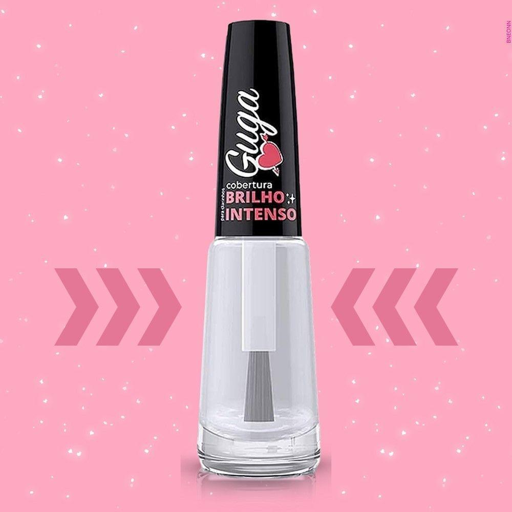 Kit 2 Base De Esmalte De Unha Brilho Intenso 110 Guga 8ml - 5