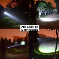 Lanterna Tática X900 Militar Profissional Recarregável Usb Super Potente Zoom Led E Sinalizador - 3