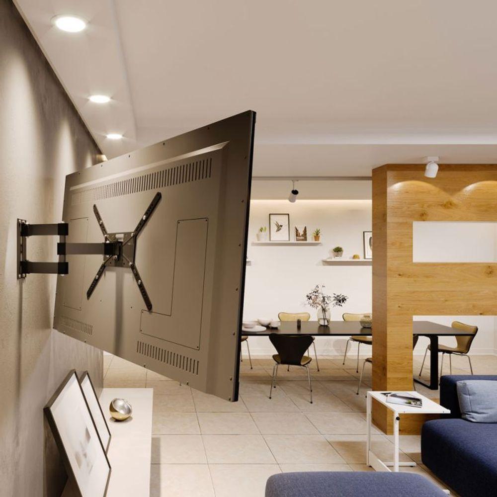 Suporte Articulado Tv Com Inclinação Multivisão Stpa355-pr - 2